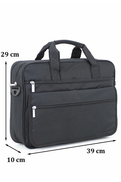 emsa Geantă de mână și de umăr Case Club Basic neagră, compatibilă cu hârtie A4, țesătură impermeabilă