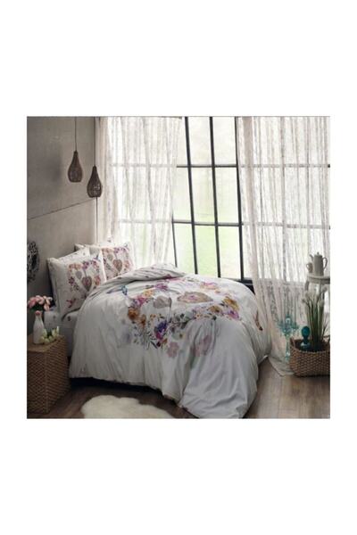 Taç Çift Kişilik Ranforce Nevresim Takımı Melissa Pembe