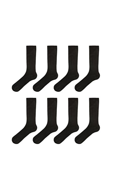 istikamet Asker Polis Malzemeleri Kokulu Bambu Çorap Siyah Renk 8 Adet