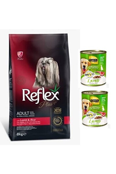 Reflex Plus Küçük & Mini Irk Kuzu Etli Küçük Irk Yetişkin Köpek Maması 8 Kg +...