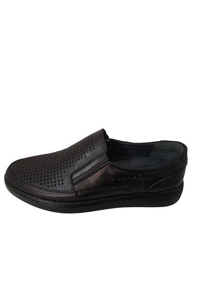 BEREN Pantofi pentru bărbați, casual, din piele naturală, neagră