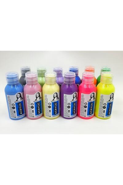 Südor Chalky 110 Ml Ana Renkler 12 Li Set Neon Renkler