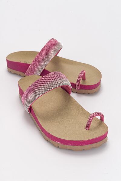 PASSAGE SHOES Γυναικείες σαγιονάρες με πέτρα 6218