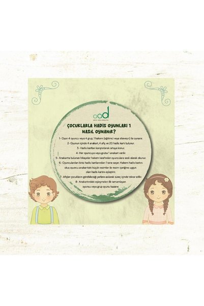 Multibem Yayınları Hadiths Game with Children 1