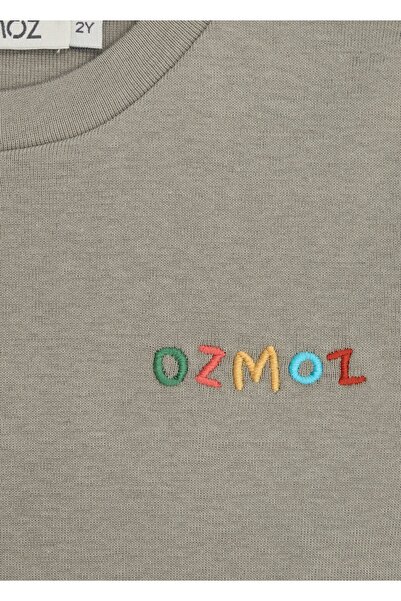 Ozmoz By Mukadder Özden Unisex Embroidered Organic Kids T-shirt