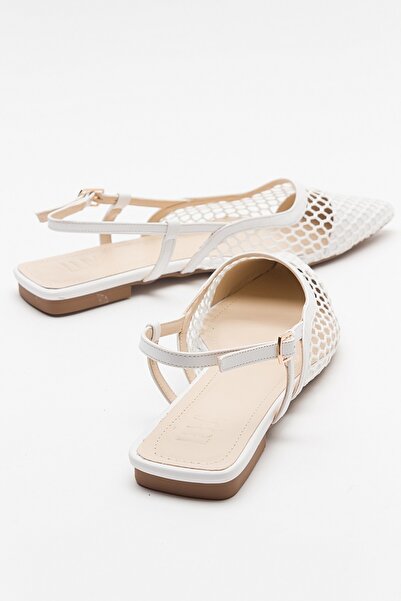 LuviShoes BRACE White Skin Women's Sandals
