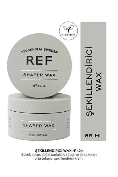 REF STOCKHOLM Shaper Wax 85 Ml Orta Tutuşlu Şekillendirici Krem