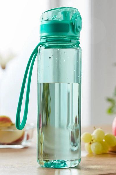 OverPazar 0.5 Liter Green Water Bottle Water Bottle with Automatic Opening Lid