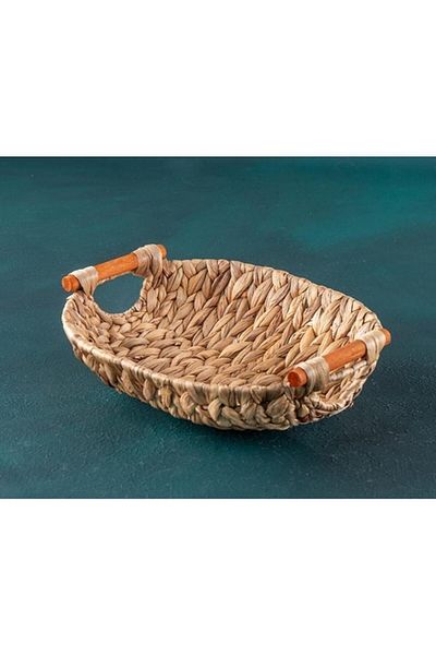 ACAR 31x27cm Wicker Oval Bread Fruit Basket - Acr-053