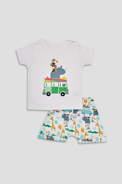 Şanbebe 100% Cotton Summer Shorts Set162415