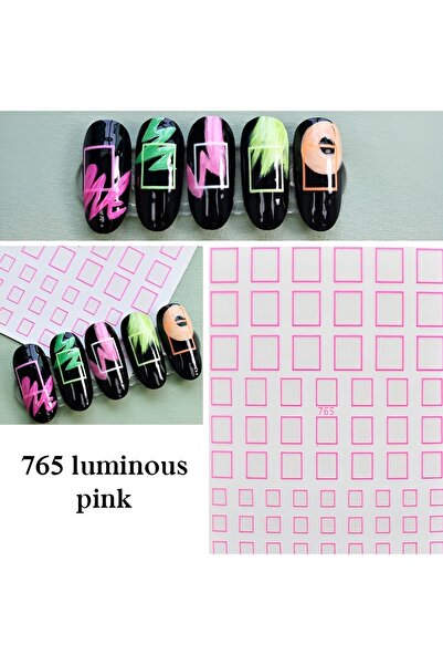Nail Republic Nail Art Sticker JO-765 – Pembe Tırnak Süsü, Manikür, Pedikür, ...