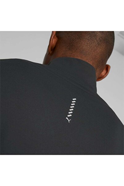 Puma RUN FAVORITE 1/4 ZIP M SİYAH Erkek Eşofman Üstü