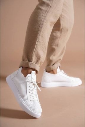 Paolo Zaccardi P112 Ba c kl Yuksek Kal n Ortopedik Taban Triko Spor Sneaker Erkek Ayakkab BT Beyaz Fiyat Yorumlar Trendyol