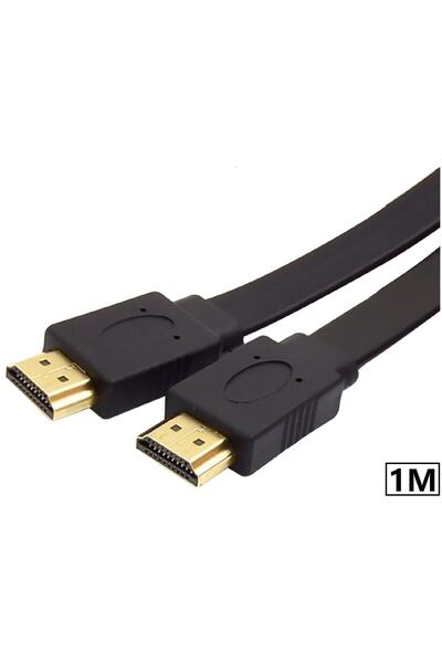 Alfais 4997 Yassı Flat Slim Hdmi Kablo Uyumlu 4k Full Hd 4k 60hz 2.0 Uyumlu 1M