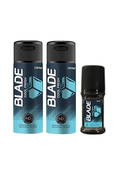 Blade Cool Fresh Deodorant 2 Adet 150ml ve Roll-on 50ml