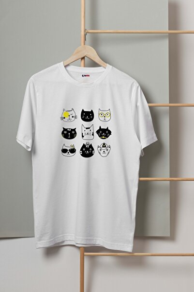 HOBİMOBİ 9 Cats Design Ženska majica sa printom