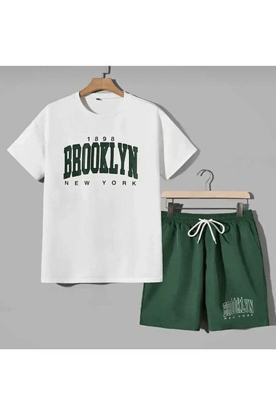 KİDS FACE CUSTOM DESIGN DIGITAL PRINTED 100% COTTON OVERSIZE STYLISH BOY T-SHIRT SHORTS SET