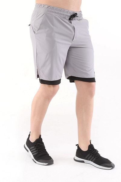 GHASSY CO. Men's Running Quick Dry Micropoly Training Field Fitness Short Tights Outdoor Shorts
