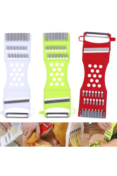 SAVORYHOME Multifunctional Vegetable Fruit Peeler Slicer Grater