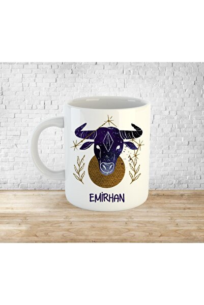 Zodiacal Taurus Printed Ceramic Tea Coffee Mug - Machine Washable