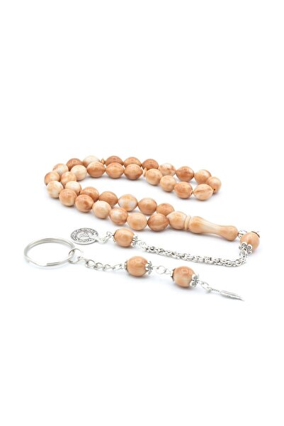 Murty99 Set de mărgele de rugăciune Katalin maro Beyzi Cut cu breloc în cutie...