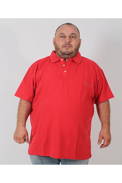 Crosswise Unisex Large Size Polo Neck T-Shirt