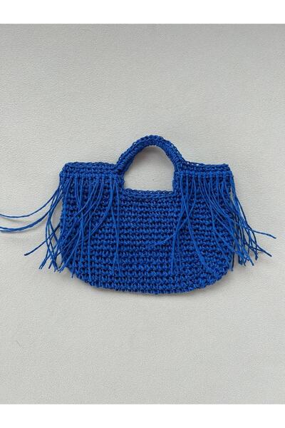 Beauty Box Mini geantă cu ciucuri Culori vibrante Fabricată manual Ecologic C...