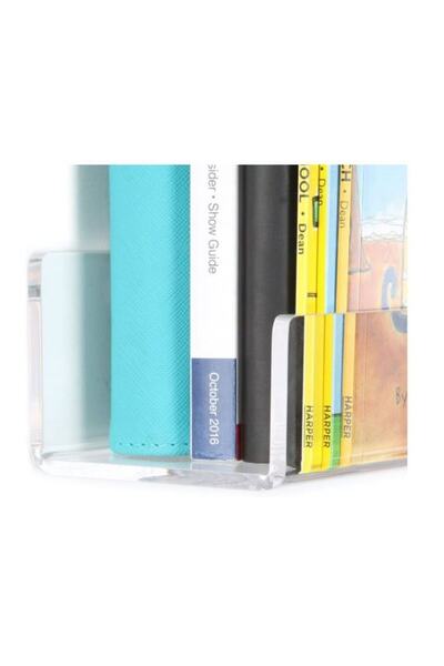 TUVA REKLAM Renk Seçenekli Pleksi Duvar Rafı ( 2'li Paket / 50 cm x 10 cm )