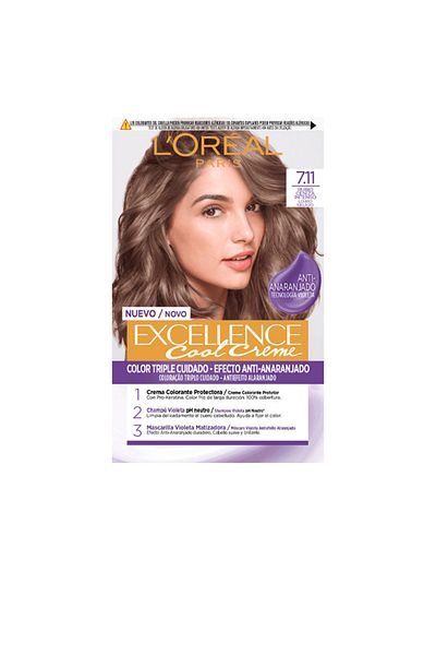L'Oreal Paris Excellence Creme Tinte #7,11-rubio Ceniza Intenso L'Oréal Paris 192 ml