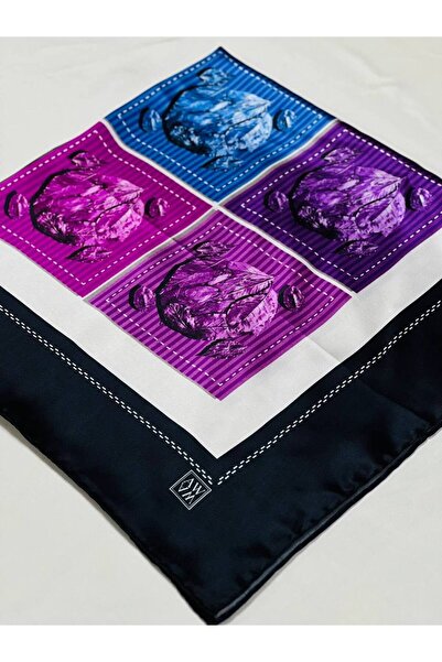 AWAM SILK أوام حرير 100% وشاح حرير سورا نقي 90*90