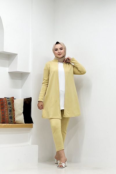 CNG MODA Hijab Scuba Jacket Trousers Set