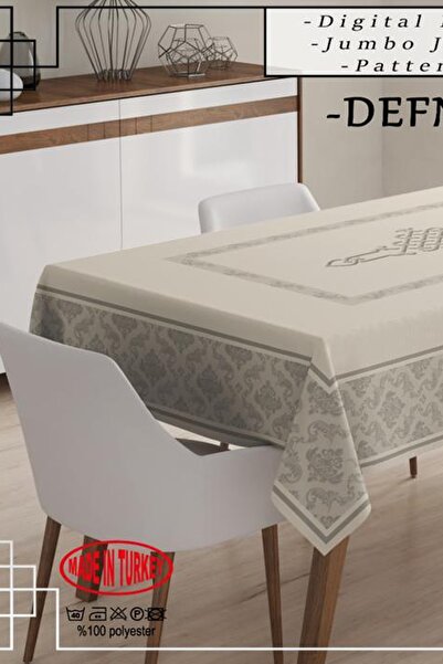 Çt Çeyizci Tekstil Digitalno štampani stolnjak sa posebnim dizajnom 160x220cm