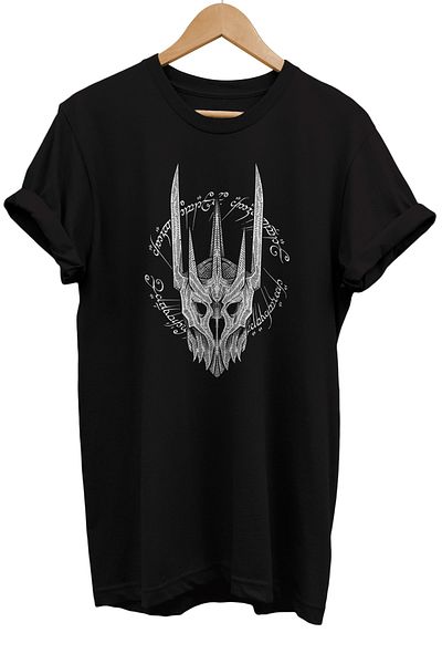 remonz Μπλουζάκι με στάμπα της σειράς Lord of the Rings Sauron 100% βαμβακερό μεγάλο μέγεθος
