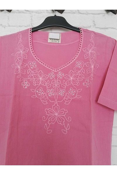 anne moda ankara Pânză Sile, 100% bumbac, mucegai lat, vară plină, anti-transpirație, dimensiune mică, mânecă scurtă/localizare fără mâneci