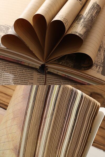 Vox Art Retro Journal Notebook City -14X21 Cm-100 Sheets Hard Cover