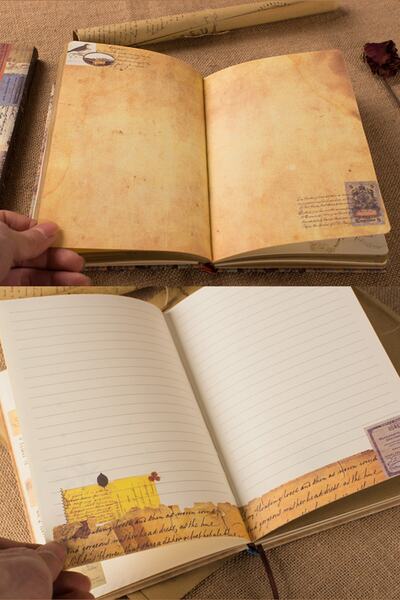 Vox Art Retro Journal Notebook City -14X21 Cm-100 Sheets Hard Cover