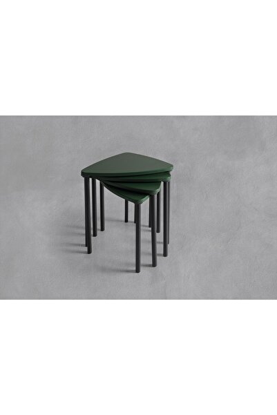 Veys Sehpa VISTRO 4 LÜ AHŞAP AYAK ZİGON SEHPA