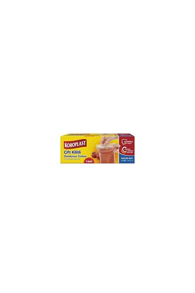 Koroplast Double Ziplock Freezer Bag Small Size 10cm* 15 Cm