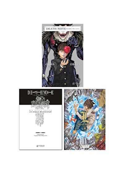 Akıl Çelen Kitaplar Death Note Kısa Öyküler + Los Angeles BB Cinayetleri + Dü...