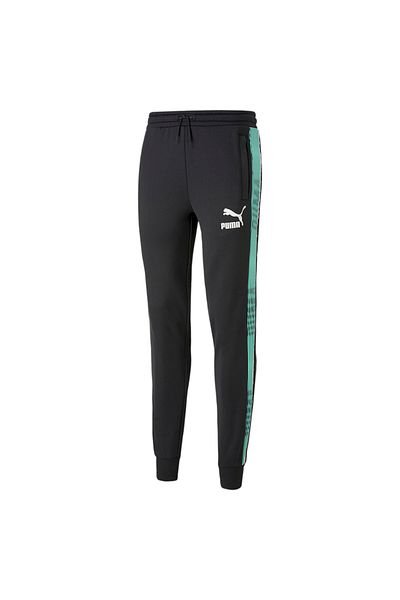 Puma T7 SPORT Track Pants PT PUMA أسود نعناعي