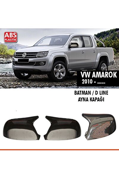 NamTuning Amarok Yarasa Batman Ayna Kapağı Plastik Parlak Siyah