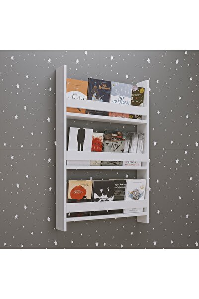 Pratico Artemis - Montessori Çocuk Odası Kitaplık 3 Raflı Montessori Kitaplık