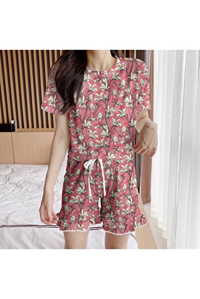 PEMBİŞ HOMEWEAR Σετ σορτς Aden Flower 28 Super Soft