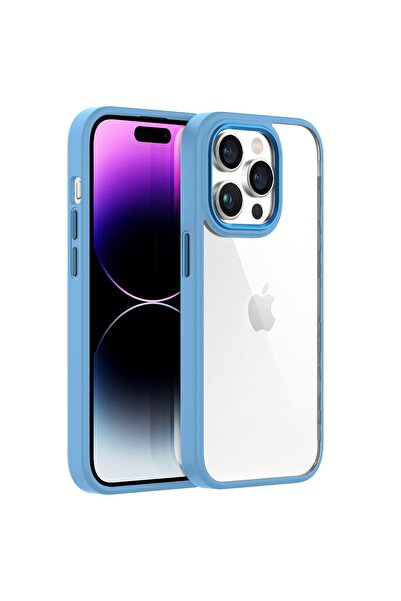 Buff iPhone 14 Pro Max New Air Uyumlu Kılıf Sierra Blue