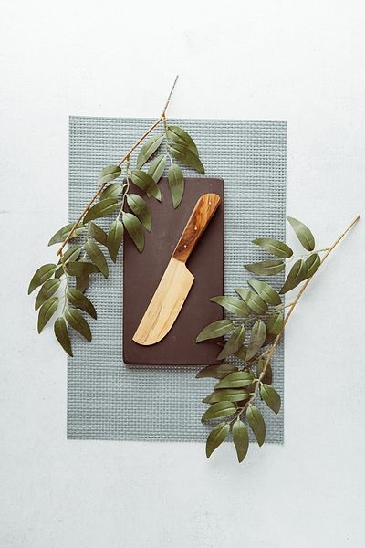 SaltanArt Olive Wood Handmade Wooden Knife 22 cm Kitchenware