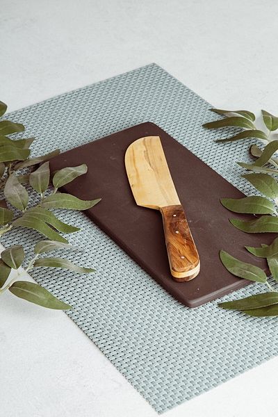 SaltanArt Olive Wood Handmade Wooden Knife 22 cm Kitchenware