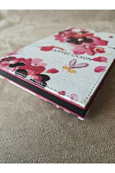 ankara menü (1 piece) 13x21 Box, Leather Account Receipt Pad, Printed Change Box, Ticket