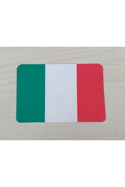 DNZSM ITALIAN FLAG STICKER 9x6cm (PRICE FOR 2 PIECES) (ITALIAN COAT OF ARMS A...