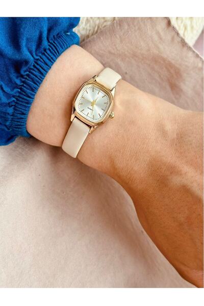 Ricardo Clair Special Series Women's Oval Cream Real Leather Minimal Vintage ...