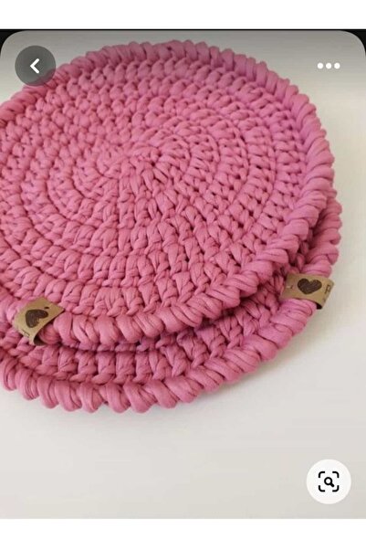 Yoran Büfe Hediyelik Рожева підставка для посуду, 2 шт.